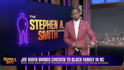 Stephen A. Smith calls out Biden for having fried chicken dinner with Black family
